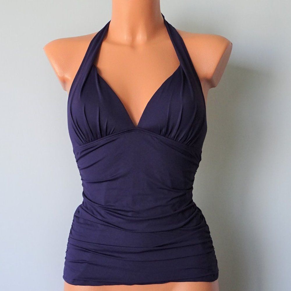 Ralph Lauren NWT Eggplant Tankini Top